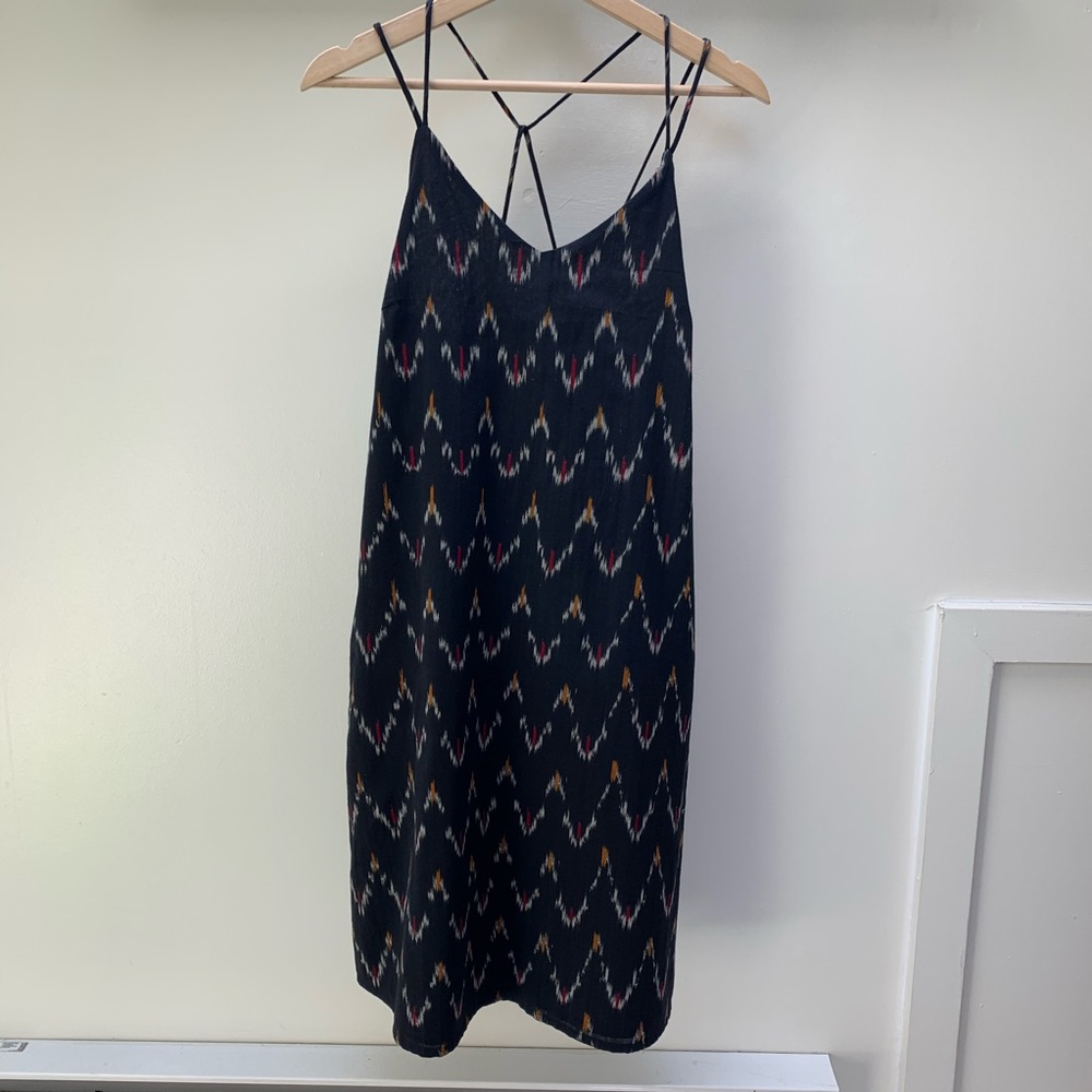 Loft • NWT Strappy Ikat Dress